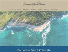 Tablet Screenshot of encuentrobeachcabarete.com